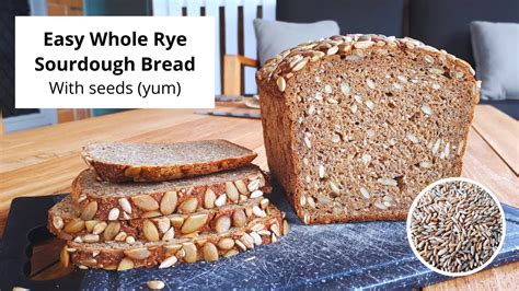 Whole Grain Rye Sourdough Bread With Seeds Very Easy To Make