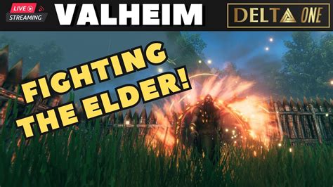 Live Valheim Taking On The Elder Boss Fight Gameplay Youtube