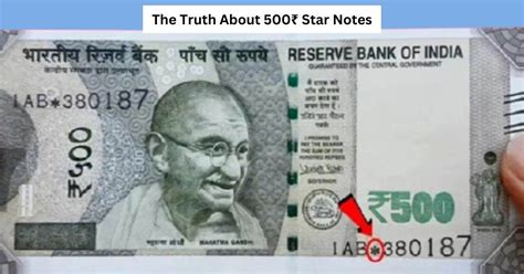 Are The 500₹ Notes With The Star Symbol Fake Know The Details Here