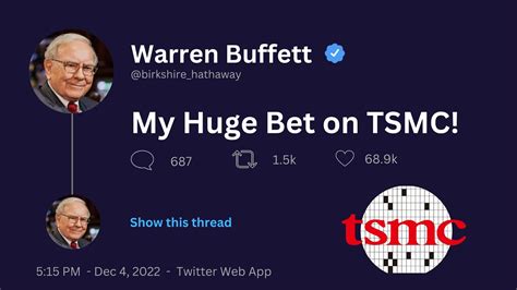 Warren Buffetts Huge Bet On Tsmc Tsm Brkb Aapl Why Did Buffett