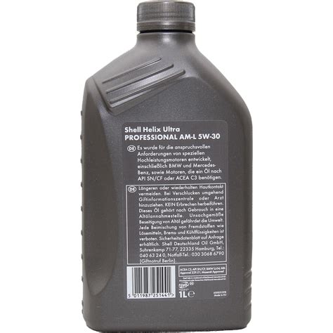 Shell Helix Ultra Professional AM-L 5W-30 1 Liter | 550040555
