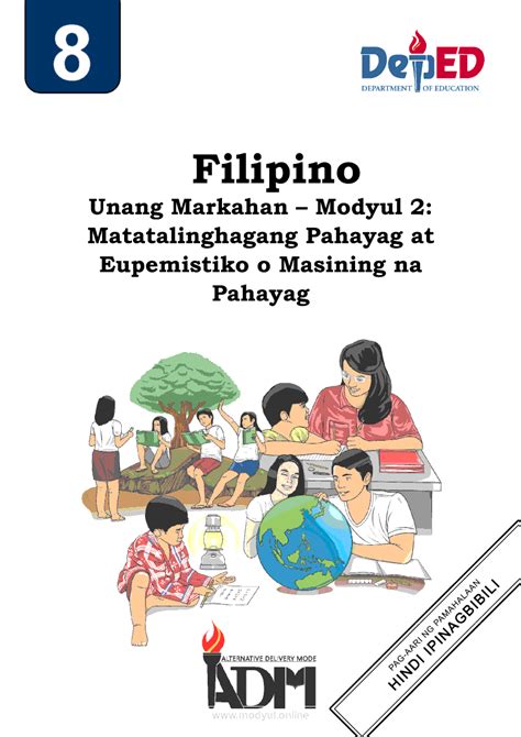 2nd Quarter Module Filipino 8 Doc Ikalawang Markahan Modyul Sa Filipino 134616 Hot Sex Picture