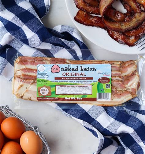 Naked Bacon All Natural Bacon Without Nitrates No Sugar Whole30Approved