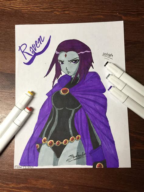 Raven Roth Drawing Teen Titans Amino