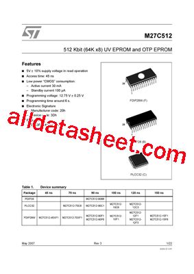 M C F Datasheet Pdf Stmicroelectronics