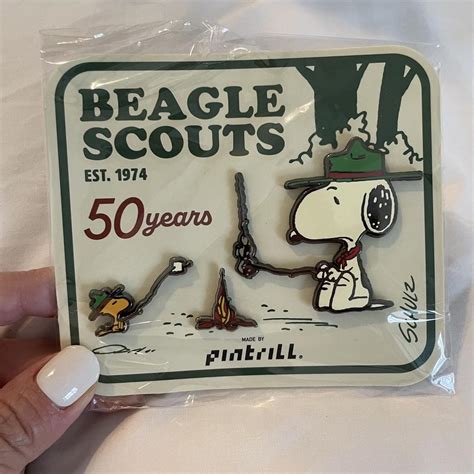 Sdcc Exclusive Peanuts Snoopy Beagle Scouts Pin Depop