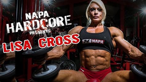 Female Bodybuilder Ifbb Pro Lisa Cross Training At Napa Gym Body Building Women