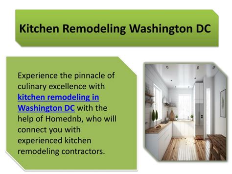 Ppt Kitchen Remodeling Washington Dc Powerpoint Presentation Free Download Id12274049