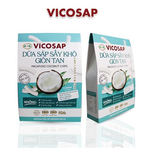 Vicosap Crispy Dried Macapuno Coconut 50g