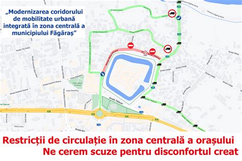 Au început lucrările de modernizare a mai multor zone din Făgăraș Cum