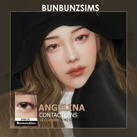 Angelina Eyes Colours Bunbunzsims In Sims Cc Skin Sims