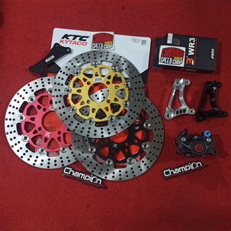 Jual Bracket Breket Kaliper Brembo 2 Piston Black WR3 Piringan KTC