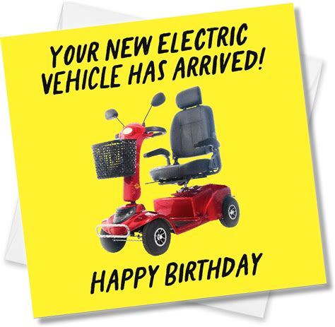 Punkcards Funny Birthday Cards For Men Your New Electric Vehicle