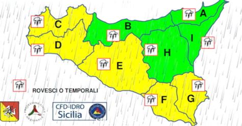 In Arrivo Temporali E Vento Forte Diramata Allerta Gialla Anche A