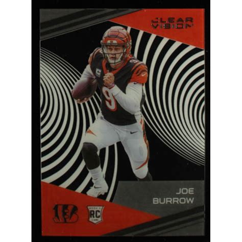 Joe Burrow Panini Clear Vision Rookies Rc Pristine Auction