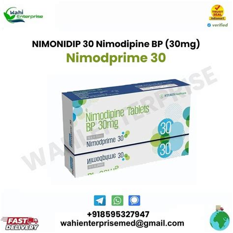 Nimodipine Tablet Mg At Best Price In India