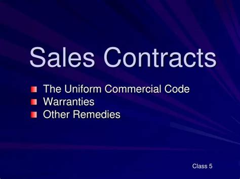 Ppt Sales Contracts Powerpoint Presentation Free Download Id 6655870