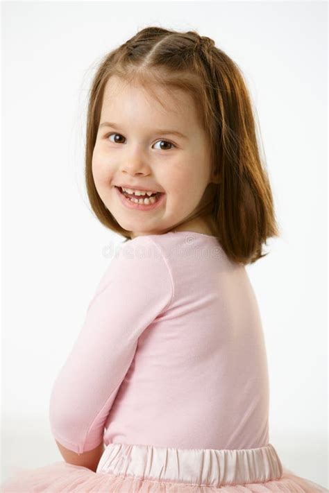 Portrait Of Laughing Little Girl Stock Image Image Of European Face