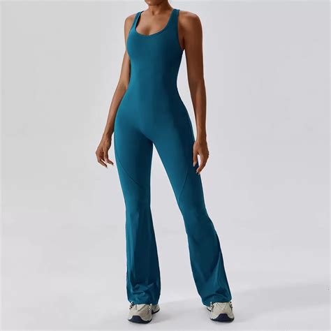 One Piece Workout Jumpsuit Activewear Jumpsuit Womens Yoga Jumpsuit