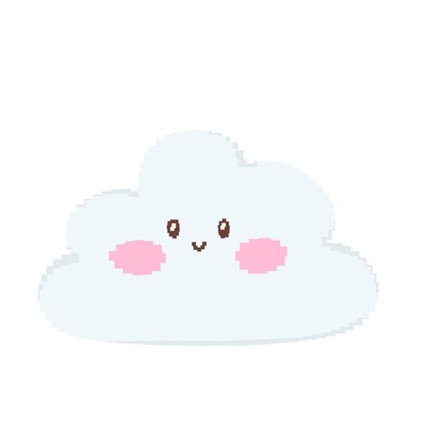 cloud cute pixel art 27524845 PNG