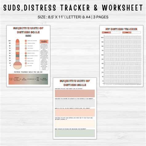 Subjective Units Of Distress Scale Suds Rating Scale Thermometer