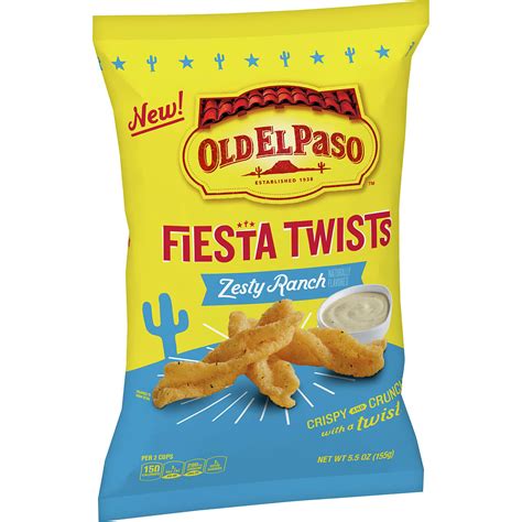 Zesty Ranch Fiesta Twists Snacks Old El Paso