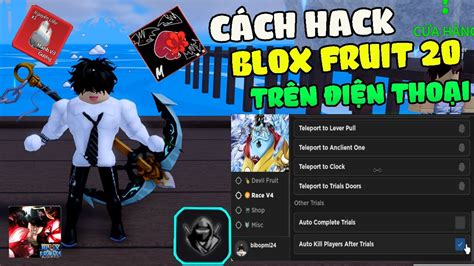 Cách Hack Blox Fruits 20 Trên Điện Thoại No Key Auto Tộc V4 Auto