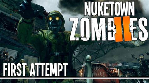 BLACK OPS 2 ZOMBIES Nuketown Zombies FIRST ATTEMPT HD PS3