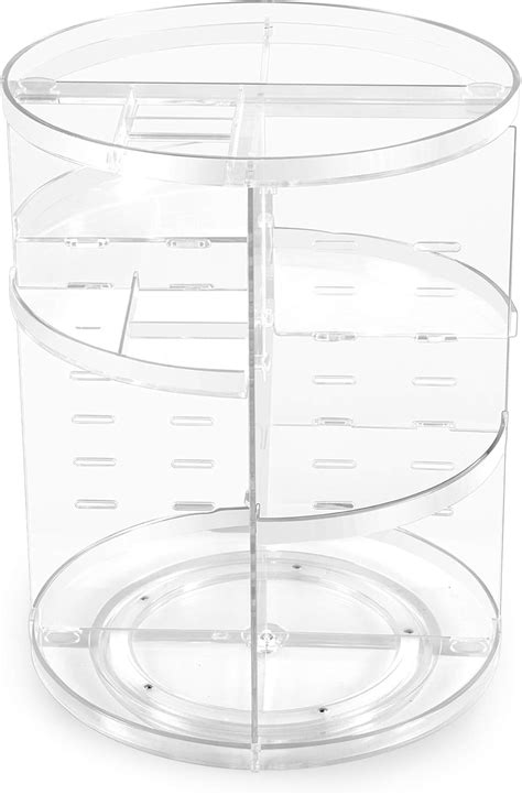 360 Roterande Makeup Organizer Spinning Badrum Organizer Bänkskiva