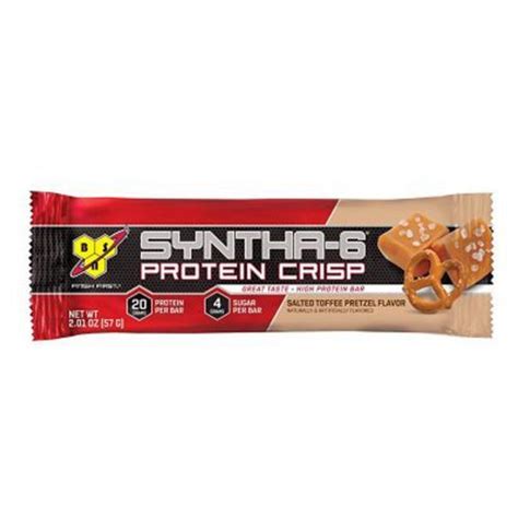 Syntha Protein Crisp Unidade Salted Toffee Pretzel Bsn Otimanutri