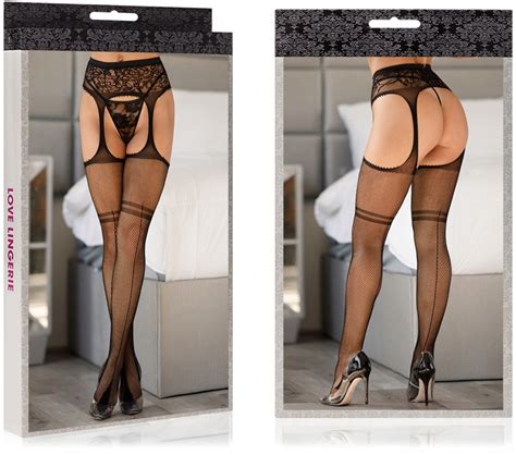 POŃCZOCHY Z PASEM 2w1 GARTER STOCKING SEX RAJSTOPY 12917208359