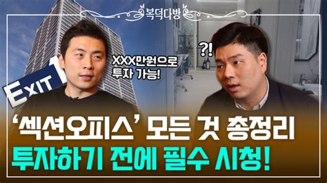 영상 규제한파 피해갈 대체 투자처 섹션오피스 투자시 유의점은 네이트 뉴스