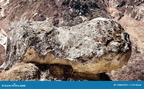 Metamorphic Intrusion In Glacier National Park Stock Photography