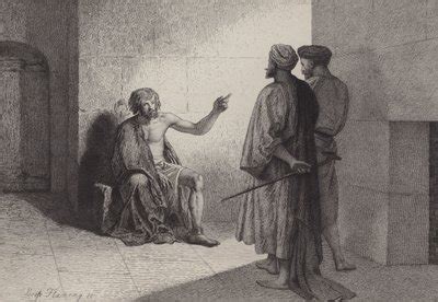 John The Baptist In Prison By After Albert Robida