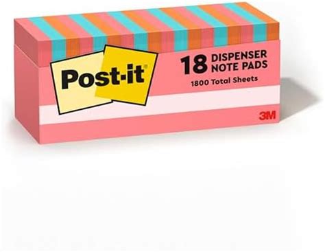 Amazon Pack Pop Up Sticky Notes X In Bright Colors Super