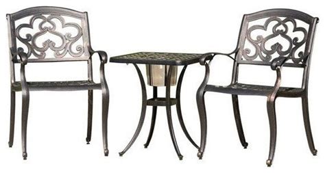 Gdf Studio 3 Piece Ariel Outdoor Patina Copper Finish Cast Aluminum