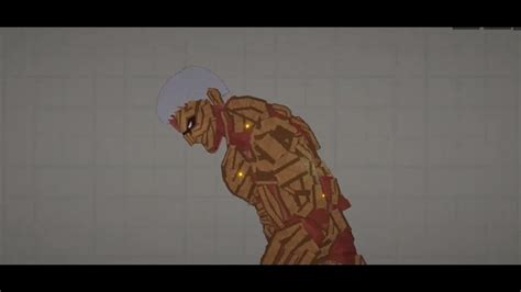 Armoured Titan Apears In Melon Playground YouTube