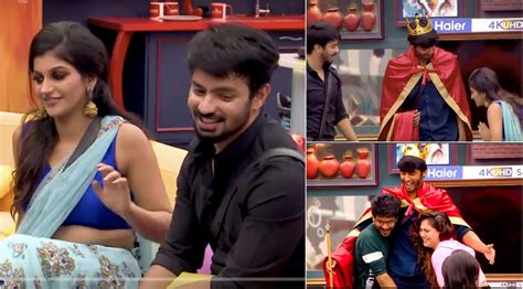 Yaashika Aannand And Mahat Enter The Bigg Boss Tamil 3 House Tharshan Made The King