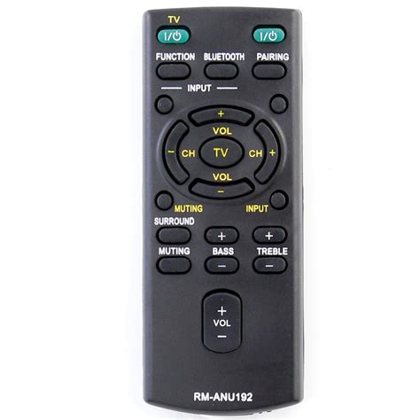 New Rm Anu Replaced Remote Control Fit For Sony Sound Bar Sact Sa