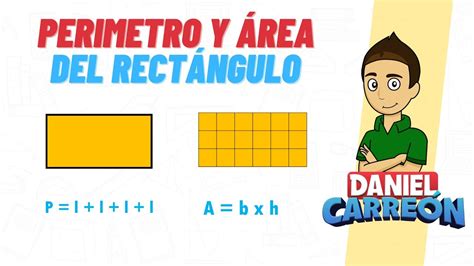 PERÍMETRO Y ÁREA DE UN RECTANGULO Super facil Para principiantes