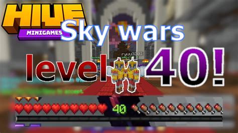 The HIVEsky wars level 40 マイクラ統合版 YouTube