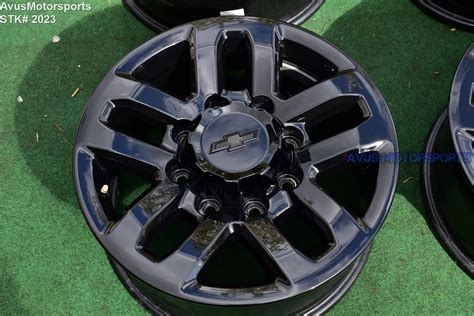 Chevy Silverado Midnight Ed Gmc Sierra Oem Wheels Black