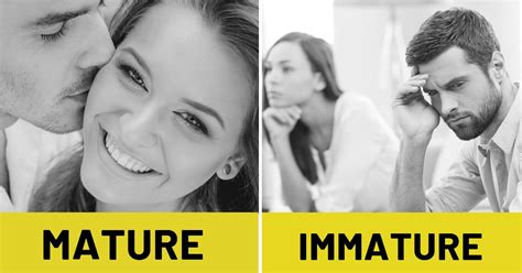 Differences Between A Mature Relationship And An Immature Relationship