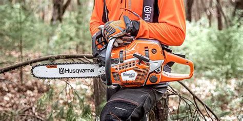 Husqvarna añade la protección TrioBrake a la motosierra 550 XP Mark II