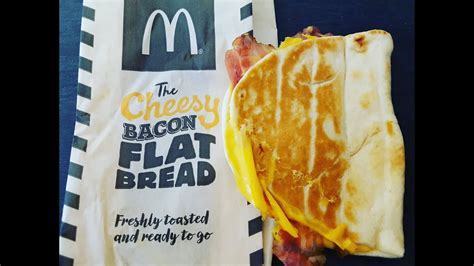 Mcdonalds Uk Cheesy Bacon Flatbread Youtube