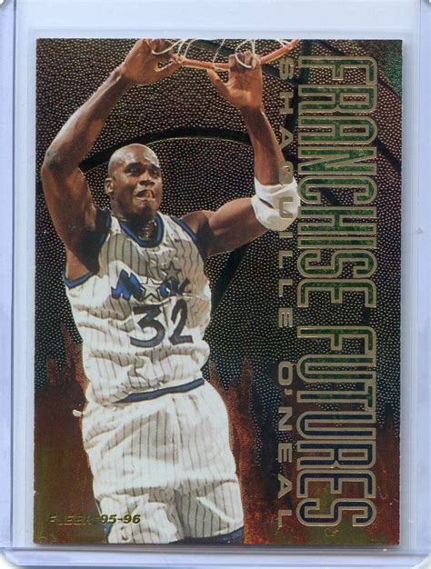 1995 96 FLEER FRANCHISE FUTURES SHAQ SHAQUILLE O NEAL ONEAL INSERT