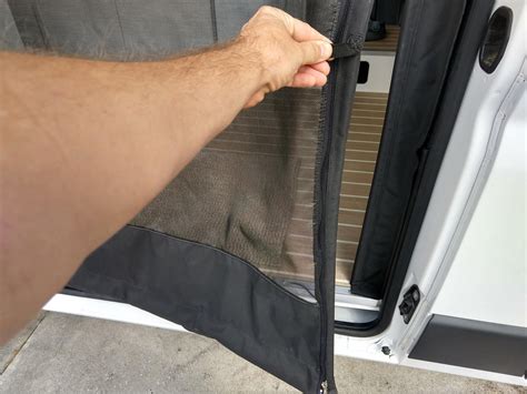 Promaster Van Slider Door Insect Screen With Magnetic Door