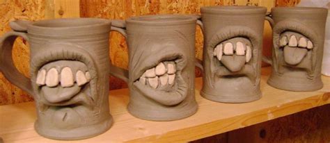 Dental Mugs On The Shelf Seramik