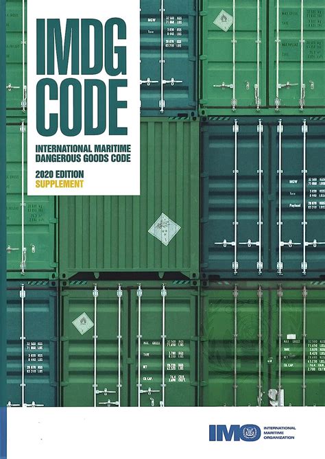 Imdg Code Supplement Edition Hardcover Imo