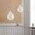 Water Drop Type Pendant Light Satulight